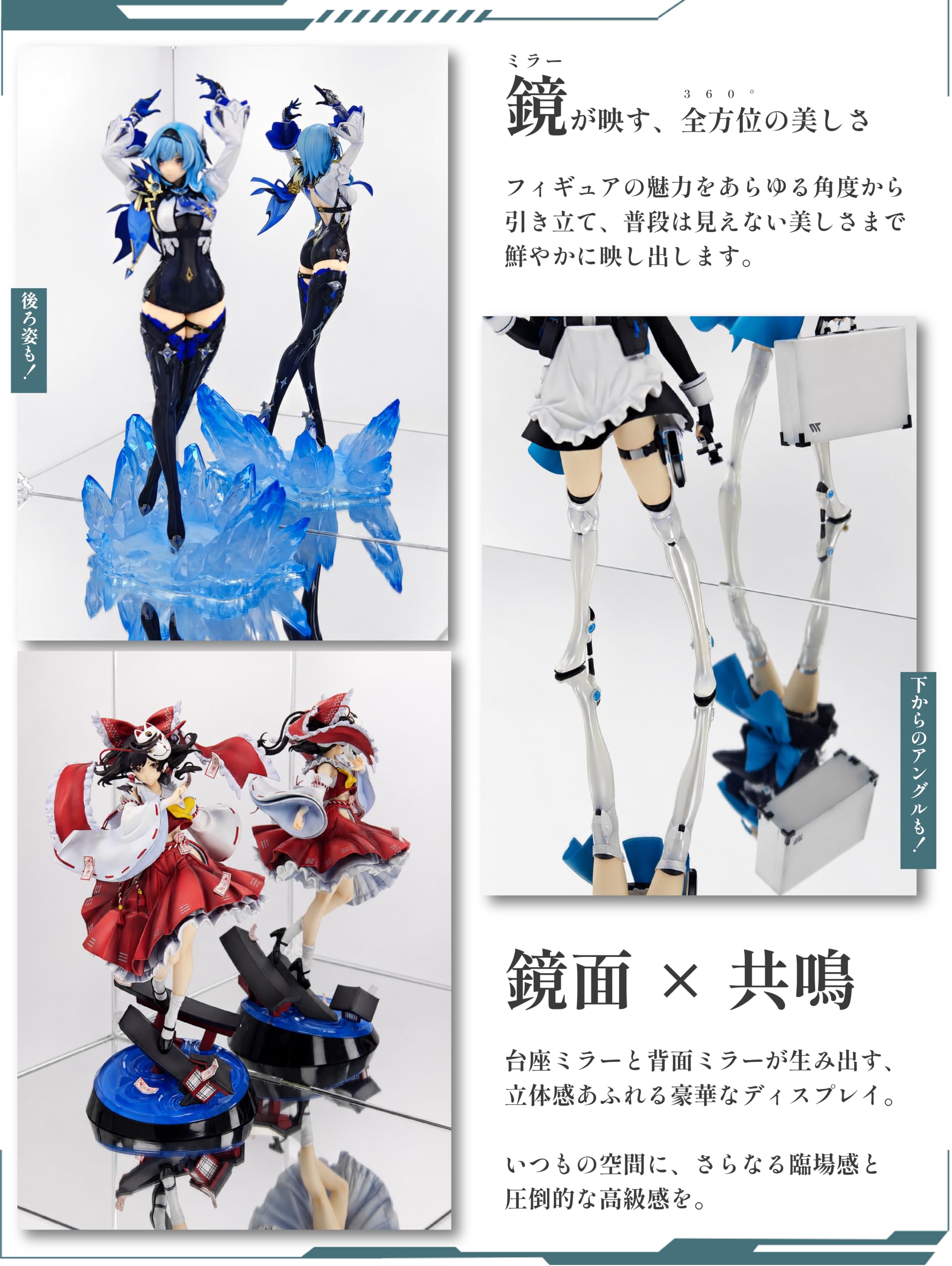 Amazon.co.jp: COOLTAKU フィギュアケース アクリル UVカット 台座